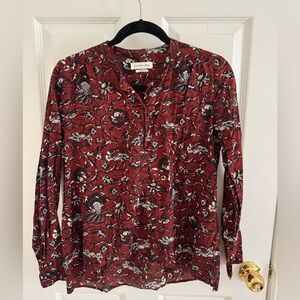 Etoile Isabel Marant Floral Red Women's Top